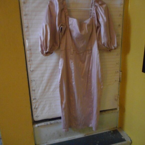 PREMIER AMOUR size 6 midi dress, color pink-ish - Picture 1 of 8